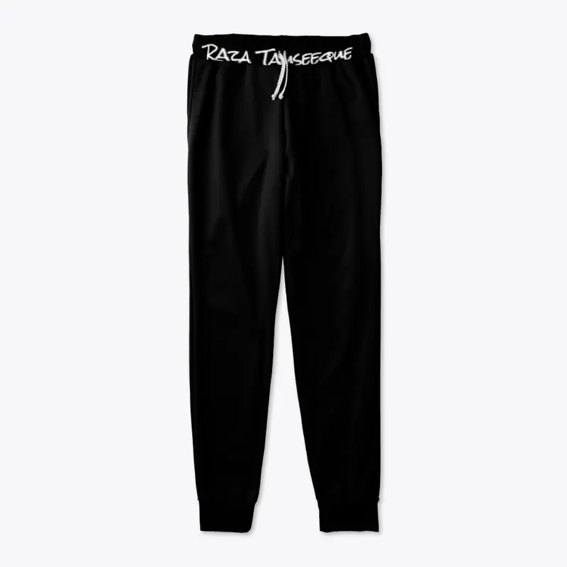 Raza Tauseeque Brand Joggers [Black]